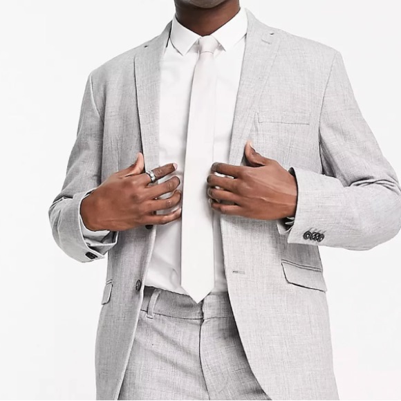 Men’s Blazer | Topman | 42r | Light Grey